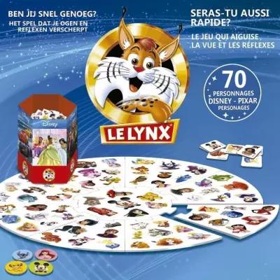 Jeu d'images Disney - EDUCA - Lynx (70 Images) - Jeu de société