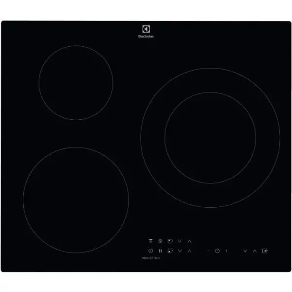 Table de cuisson a induction - ELECTROLUX - 3 feux - 60 cm - CIT60331CK - Noir
