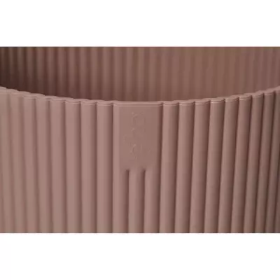 Pot De Fleurs Rond VIBES - Ø22 - Rose poudré - Hauteur 21cm