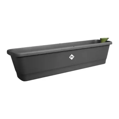 Pot de fleur Elho Noa Balconniere XL - Noir - 100% recyclé