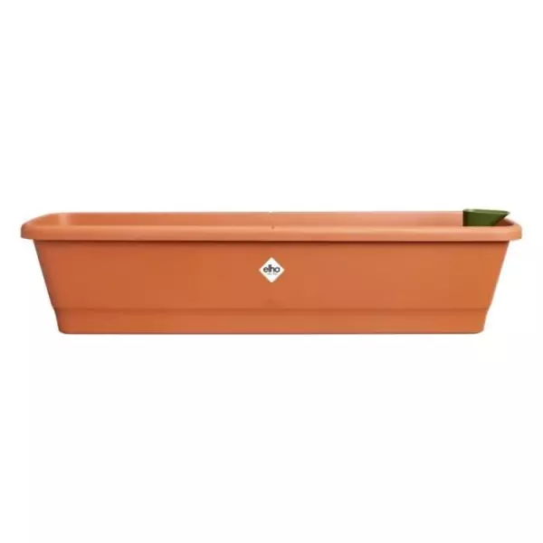 ELHO Balconniere Noa Xl - L 78 x W 20 x H 18 cm - Balcon,extérieur - 100% recyclé - Marron