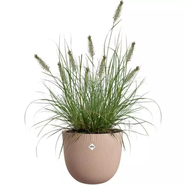 Pot de fleurs - ELHO - Sereh Rond 30 - Marron - L 30 x B 29.5 x H 25 cm - 100% recyclé