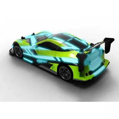 Voiture Télécommandée EXOST Flash Light 1:14 - Vert - 5 ans - 44x17x16 cm