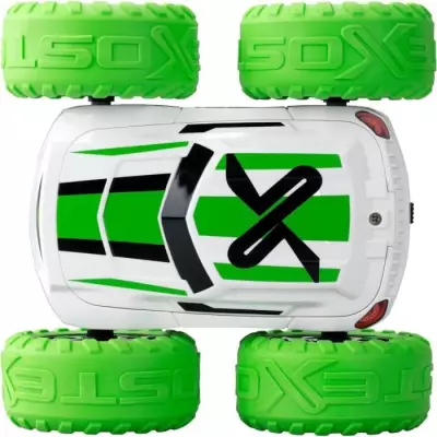 Voiture télécommandée 360 Cross Jaune a Batterie - Exost, Fun et Maniable