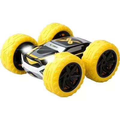 Voiture télécommandée 360 CROSS JAUNE A BATTERIE - EXOST | Dimensions compactes