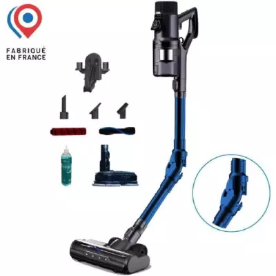 Aspirateur balai sans fil EZICLEAN Cycloboost FR8 Wash - Fabriqué en France