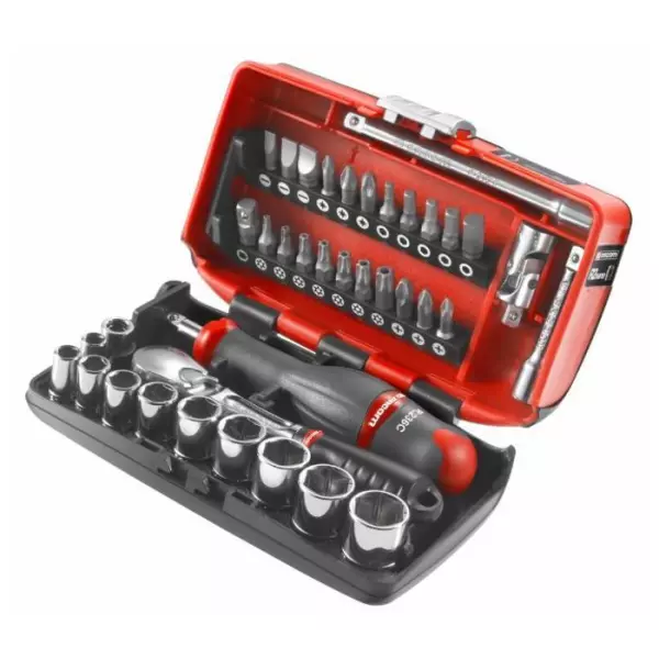 Coffret douilles 1/4'' 6 pans métriques 5,5 a 14mm - FACOM - RL.NANO1PB