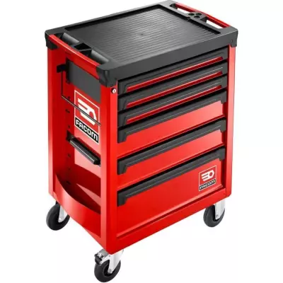 Servante FACOM ROLL.6M3APB - Rouge et 6 tiroirs