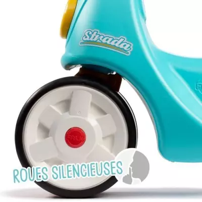 Scooter 1er âge Falk Stada Jaune/Bleu - Fabriqué en France
