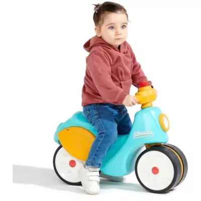 Scooter 1er âge Falk Stada Jaune/Bleu - Fabriqué en France