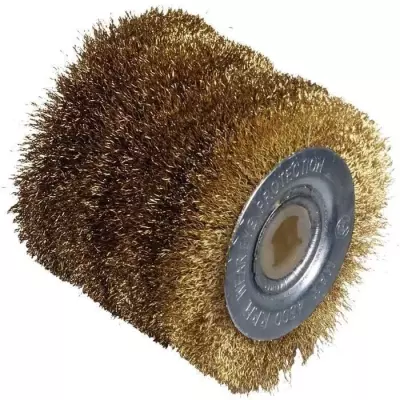 Brosse métallique large pour machine outil - Ø60mm
