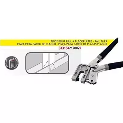Pince à bec pour rail de plaque de plâtre - Pratique et robuste