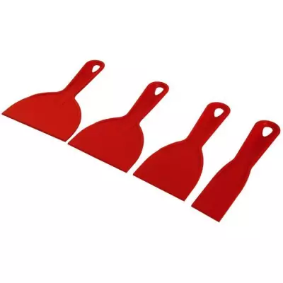 Set de 4 couteaux enduire FARTOOLS - Largeur 3,5/75/100/125 mm - Idéal pour plâtre