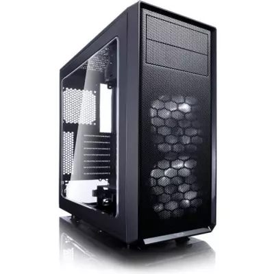 Boitier PC FRACTAL DESIGN Focus G - Noir avec Verre Trempé