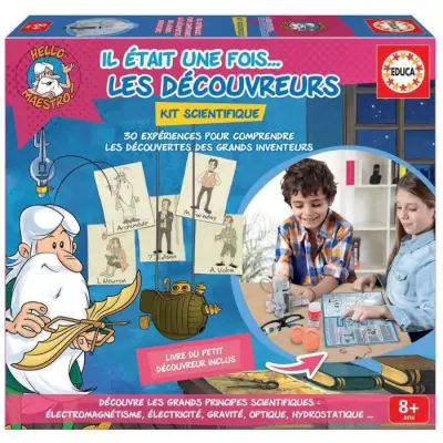 Kit expérience scientifique EDUCA - Il était une fois... les découvreurs