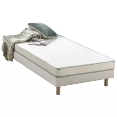 Matelas mousse 90x200 cm DEKO DREAM Kietoa - Confort ferme - Livré roulé
