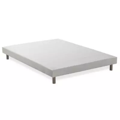 Sommier tapissier DEKO DREAM 160x200 - Bois massif blanc