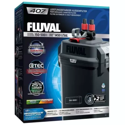 Filtre d'extérieur FLUVAL Série 7 407 - Performant et Compact