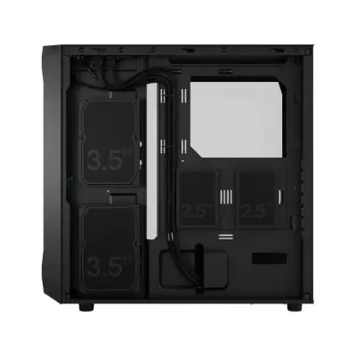 Boîtier PC FRACTAL DESIGN Focus 2 RGB Black TG Clear Tint - Compact et Lumineux