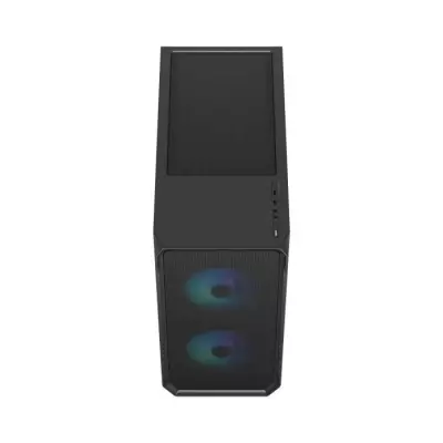 Boîtier PC FRACTAL DESIGN Focus 2 RGB Black TG Clear Tint - Compact et Lumineux