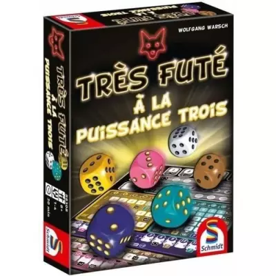Jeu de dés Tres futé x3 - SCHMIDT SPIELE - Adulte - Rose - 10 ans et +