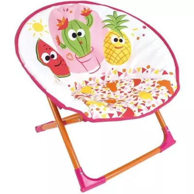 Siege lune pliable Fun House Fruity's pour enfant - 47x54x42 cm