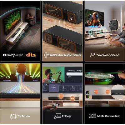 Hisense HS1000 Noir 2.0 canaux 120 W