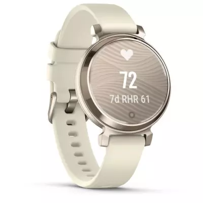 Montre connectée GARMIN Lily 2 - Cream Gold avec bracelet Blanc coco