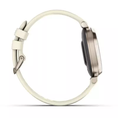 Montre connectée GARMIN Lily 2 - Cream Gold avec bracelet Blanc coco