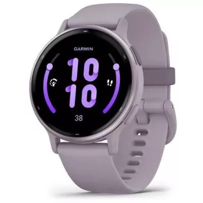 Montre connectée Garmin Vivoactive 5, Orchidée Métallique - Sportifs seront ravis!