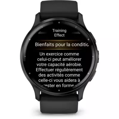 Montre GPS connectée GARMIN Venu 3 - 35,4 mm - Acier Gray