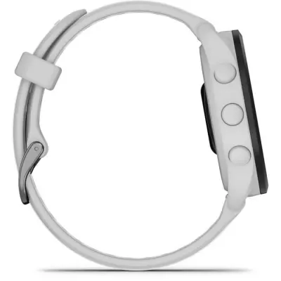 Montre GPS connectée GARMIN Forerunner 165 Blanc - Bracelet Blanc et Gris