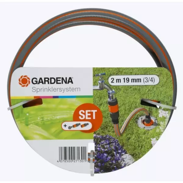 GARDENA Set de Connexion Grand Débit – Relier pipeline et systeme d'irrigation automatique a l'alimentation en eau