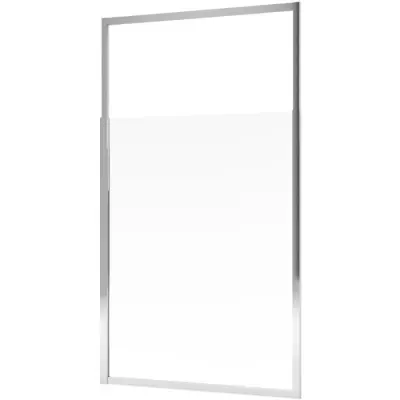Paroi de douche Pare muret - GELCO - Chrome - 90x110 / 165