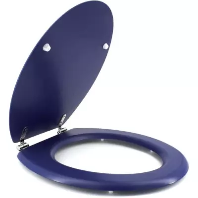 Abattant WC Dolce Bleu Marine - Design Bois Moulé