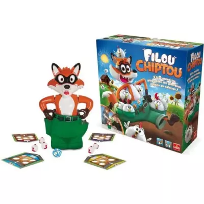 Jeu d'enfants Goliath - Filou Chiptou avec dimensions 24x28x11 cm
