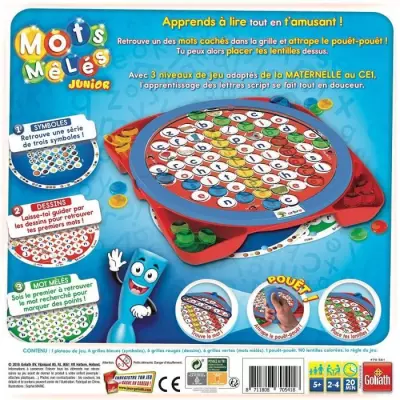 Goliath - Mots Melés Junior - Jeu d'enfants | Dimensions du colis: 27x27x5 cm