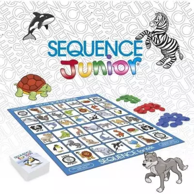 Jeu de société Sequence Junior - Amusant et éducatif