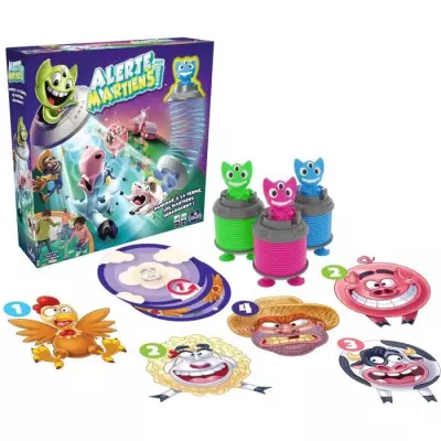 Jeux de société Goliath - Alerte aux Martiens : Enlève les animaux et marque des points!