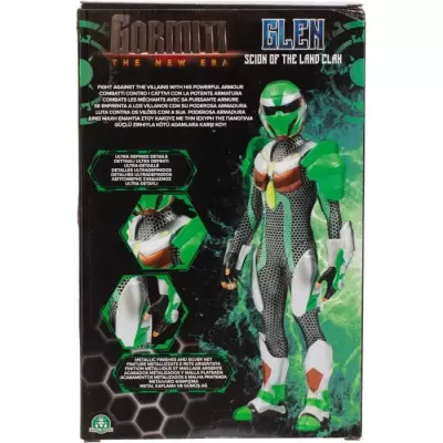 Figurine articulée GORMITI Scion avec armure Terre - 27 cm - dès 4 ans