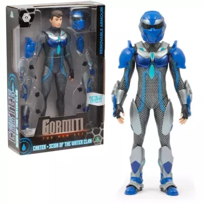 Figurine articulée GORMITI Scion avec armure Eau 27 cm - À partir de 4 ans