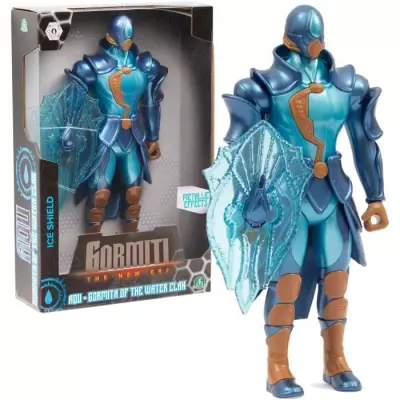 Figurine articulée GORMITI - Modèle Eau avec arme - 27 cm