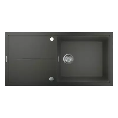 Évier avec égouttoir GROHE K400 1000x500mm Gris granite