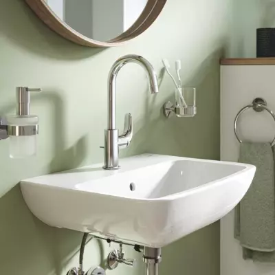 Mitigeur lavabo GROHE Swift - Taille L - Bec haut - Economie d'eau