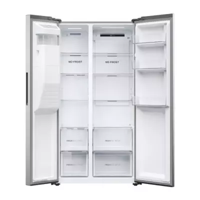 Réfrigérateur américain Haier HSOGPIE9183 - Classe E - 515 L - Gris