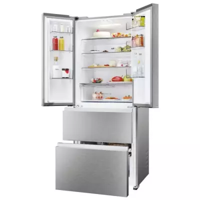 Réfrigérateur multi-portes HAIER 402L Gris - Classe E