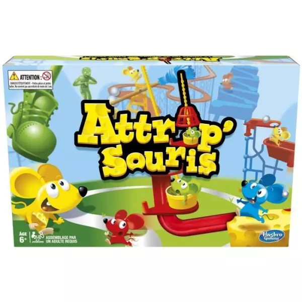 Attrap'souris, Jeu de société enfant, Jeu de plateau, Des 6 ans, Hasbro Gaming