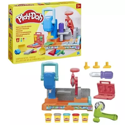 Coffret Play-Doh Mon petit bricoleur - Idéal pour les petites mains