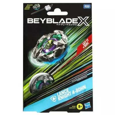 Pack de départ Beyblade Lance Knight 4-80HN: toupie de compétition et lanceur