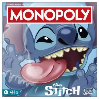 Monopoly Stitch Disney : jeu plateau 2-4 joueurs